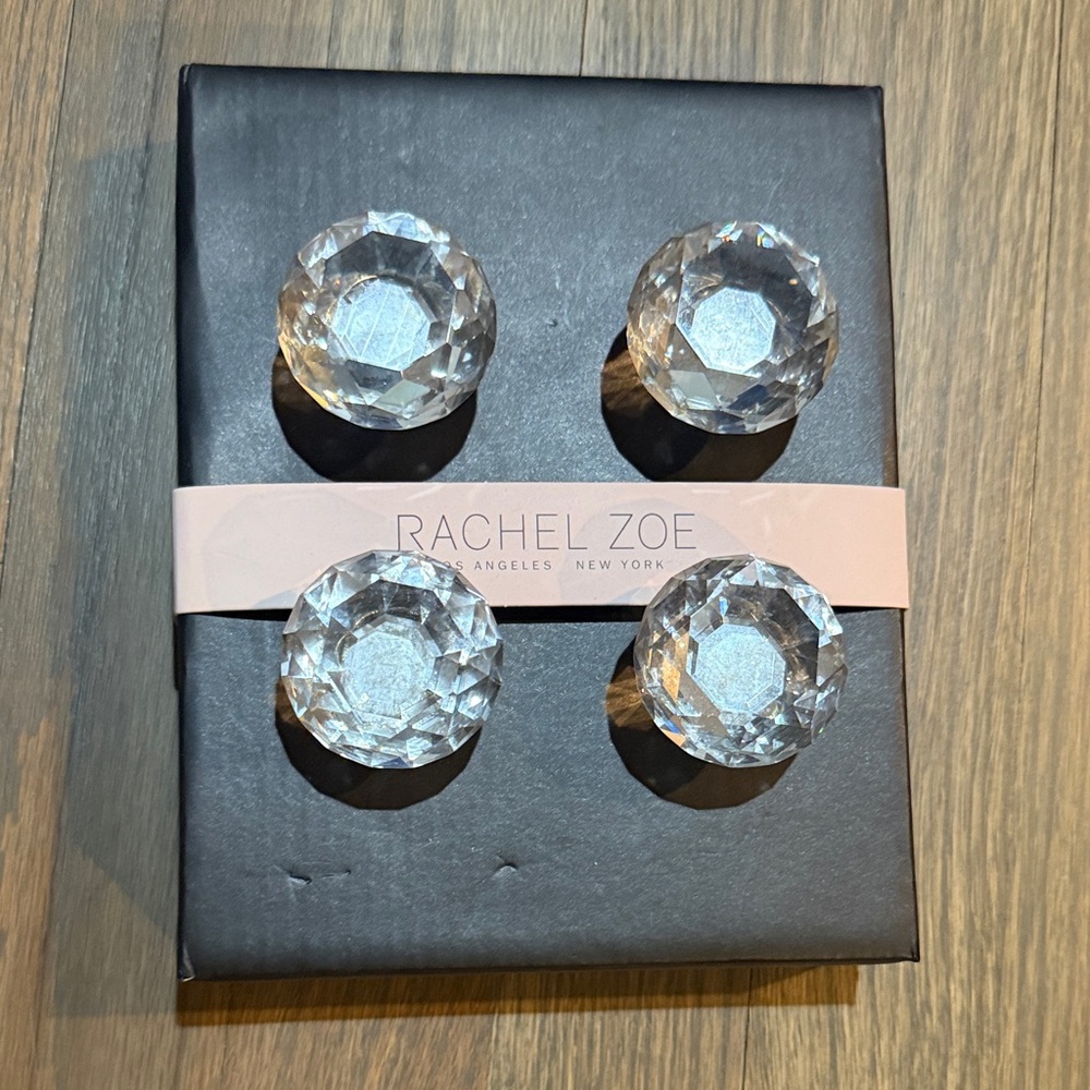 Rachel Zoe Clear Crystal Knob Set